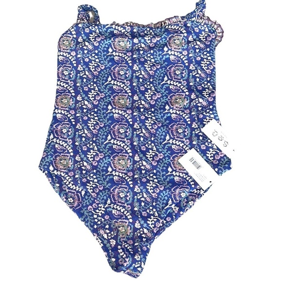 NWT SEA New York Rosita Ruffle One Piece Swimsuit SZ L - Picture 5 of 9